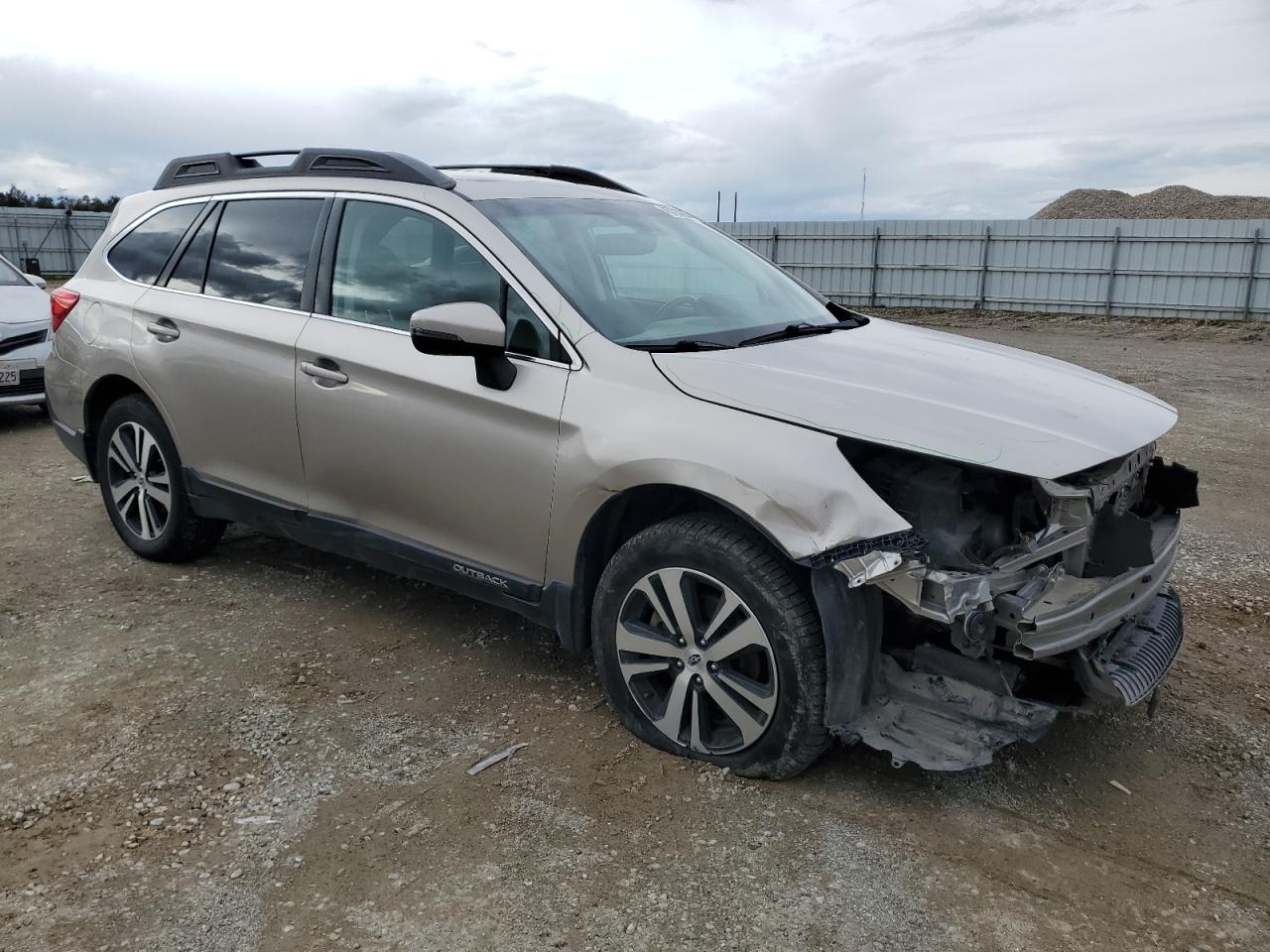 2018 Subaru Outback VIN 4S4BSENC2J3369702 Copart auction photo, front end damage thumbnail 4