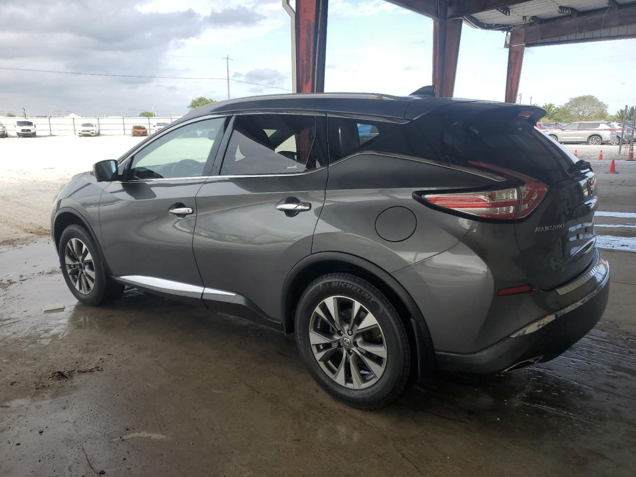 2018 Nissan Murano VIN 5N1AZ2MG6JN184101 Copart auction photo, front end / side damage thumbnail 2