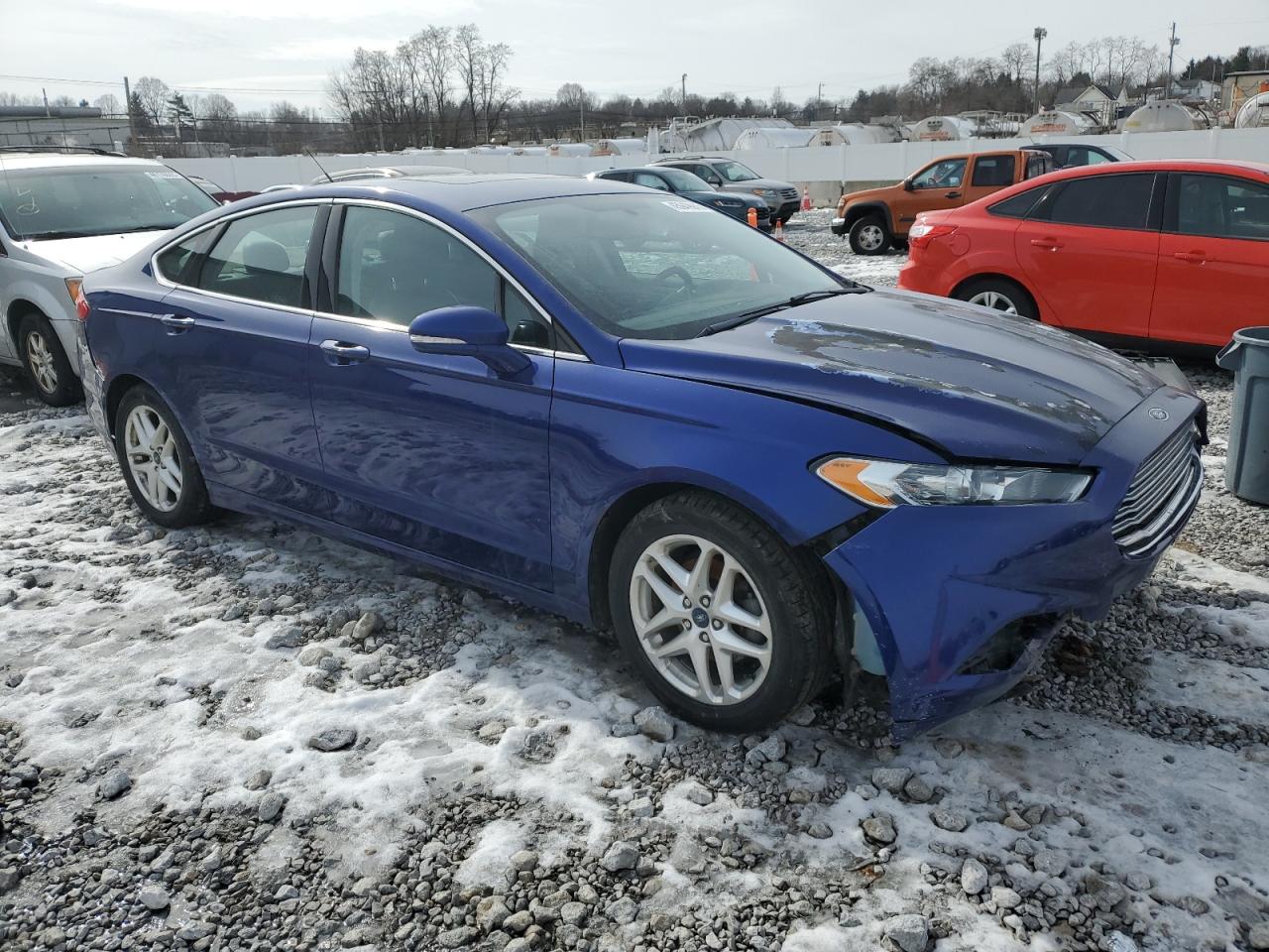 2013 Ford Fusion VIN 3FA6P0HR0DR311089 Copart auction photo, front end / mechanical damage thumbnail 4