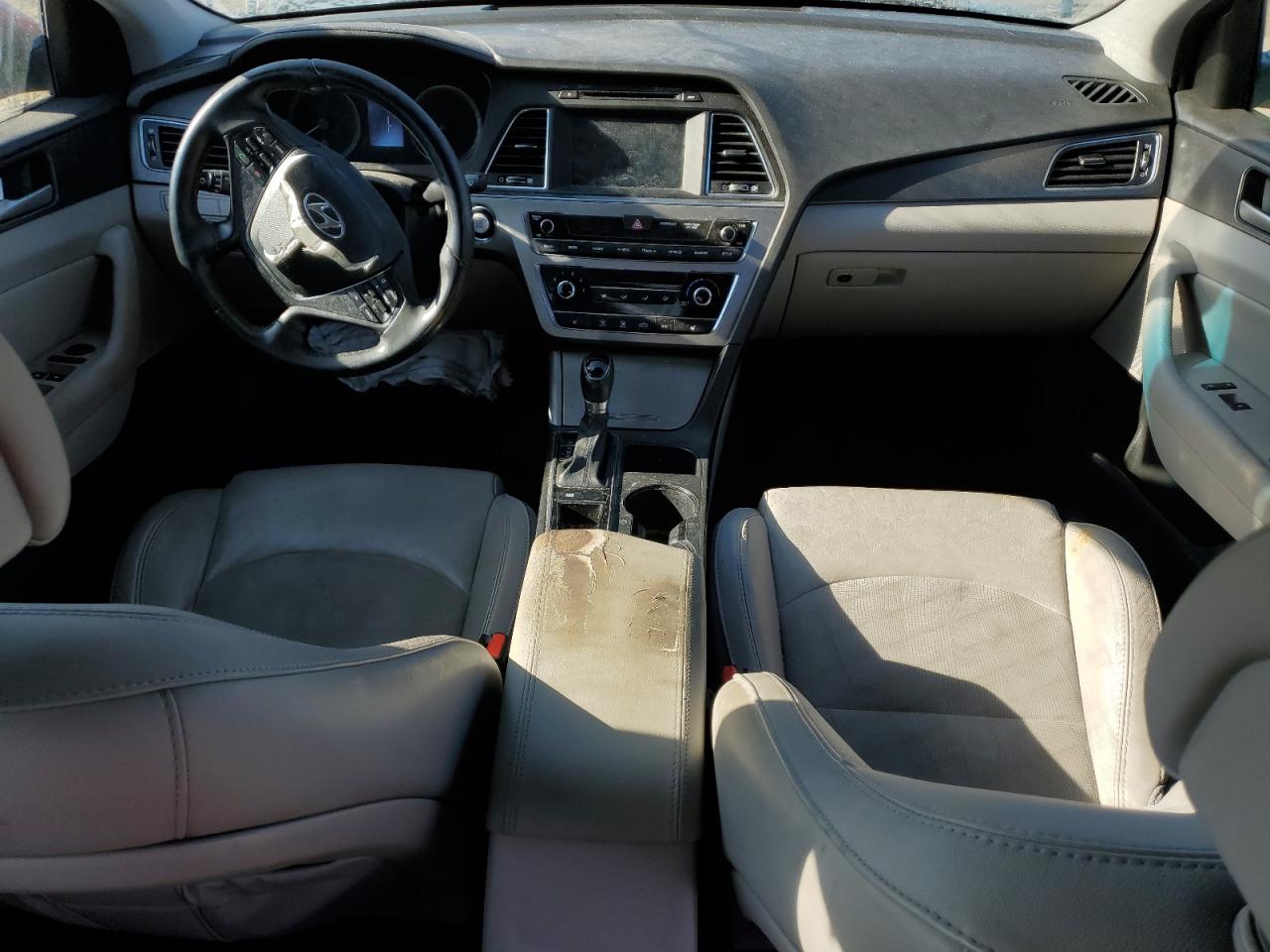 2016 Hyundai Sonata VIN 5NPE34AF9GH374367 Copart auction photo, front end / minor dent/scratches damage thumbnail 8