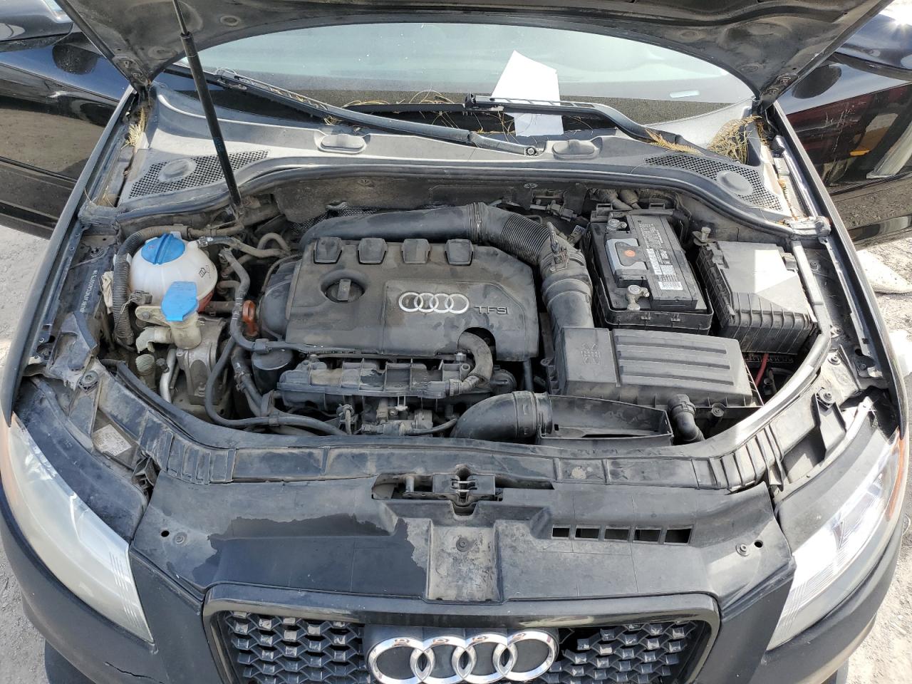 2012 Audi A3 VIN WAUBFAFM7CA009751 Copart auction photo, undercarriage / front end damage thumbnail 11