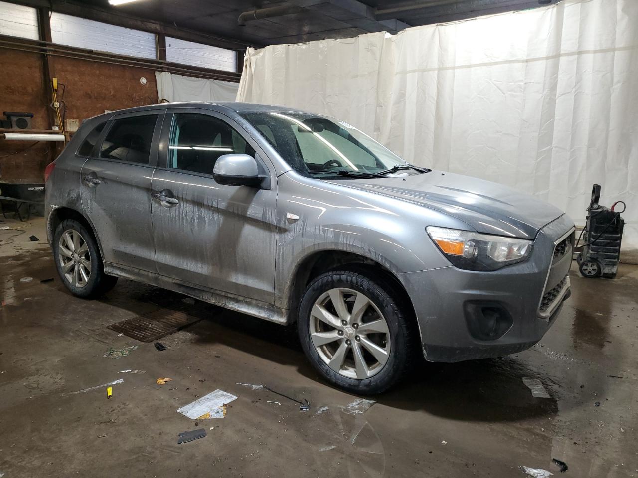 2015 Mitsubishi Outlander VIN 4A4AR3AU8FE051473 Copart auction photo, side damage thumbnail 4