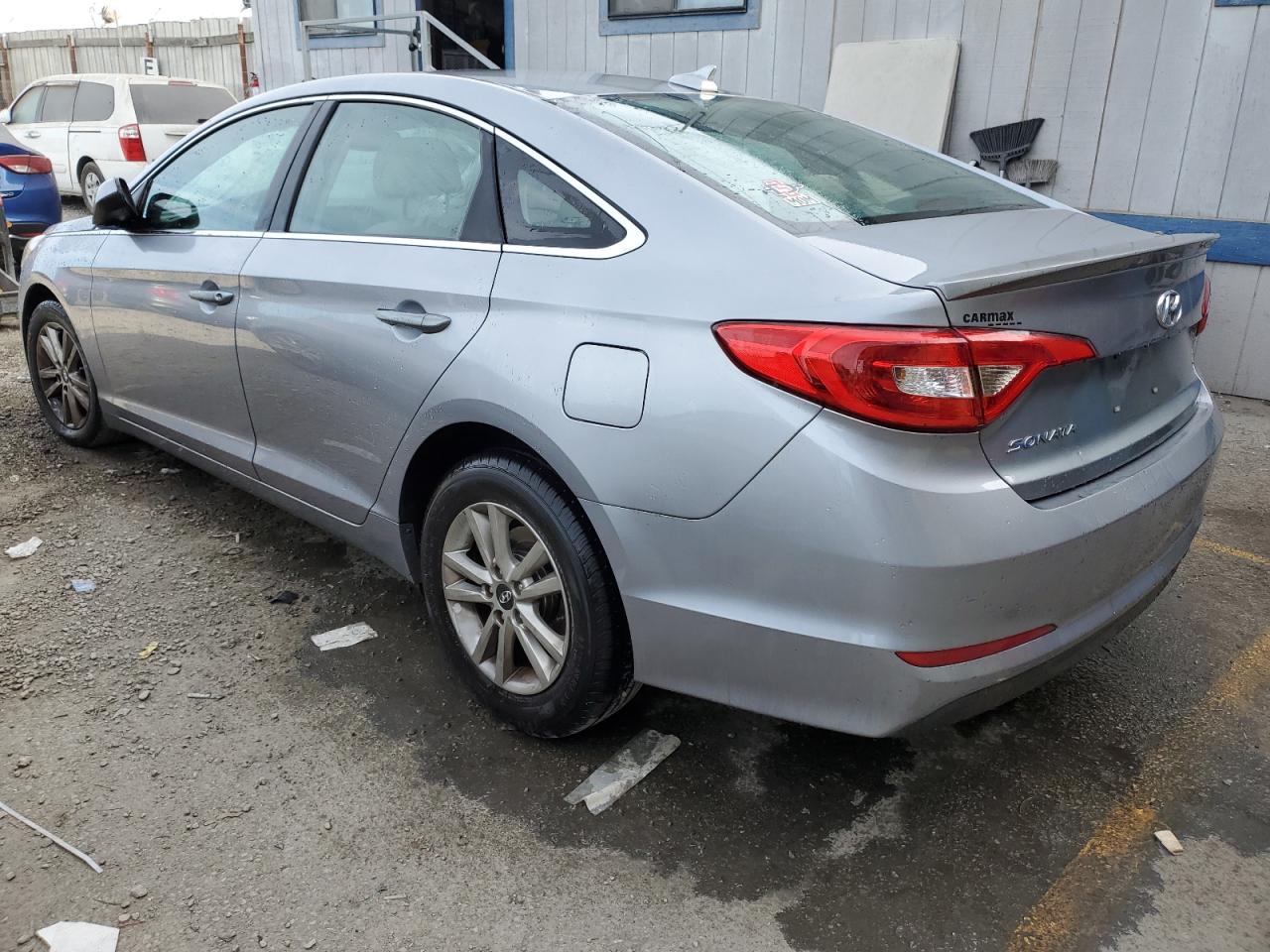 2015 Hyundai Sonata VIN 5NPE24AF4FH234907 Copart auction photo, rear end / front end damage thumbnail 2