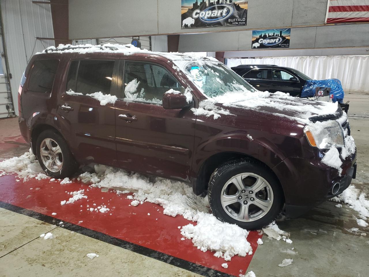 2015 Honda Pilot VIN 5FNYF4H59FB013347 Copart auction photo, front end damage thumbnail 4
