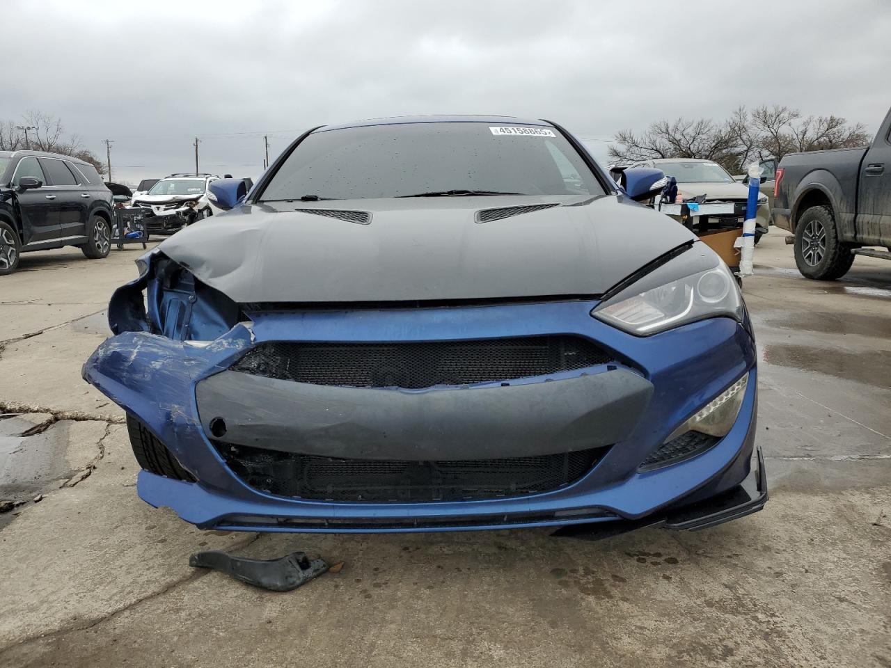 2015 Hyundai Genesis VIN KMHHU6KJ9FU128251 Copart auction photo, front end damage thumbnail 5