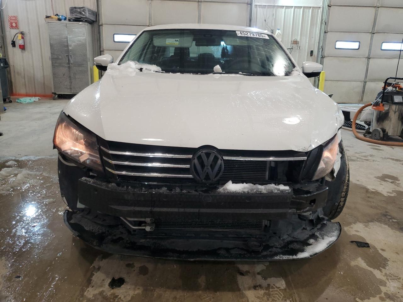 2014 Volkswagen Passat VIN 1VWAS7A36EC119612 Copart auction photo, front end / side damage thumbnail 5