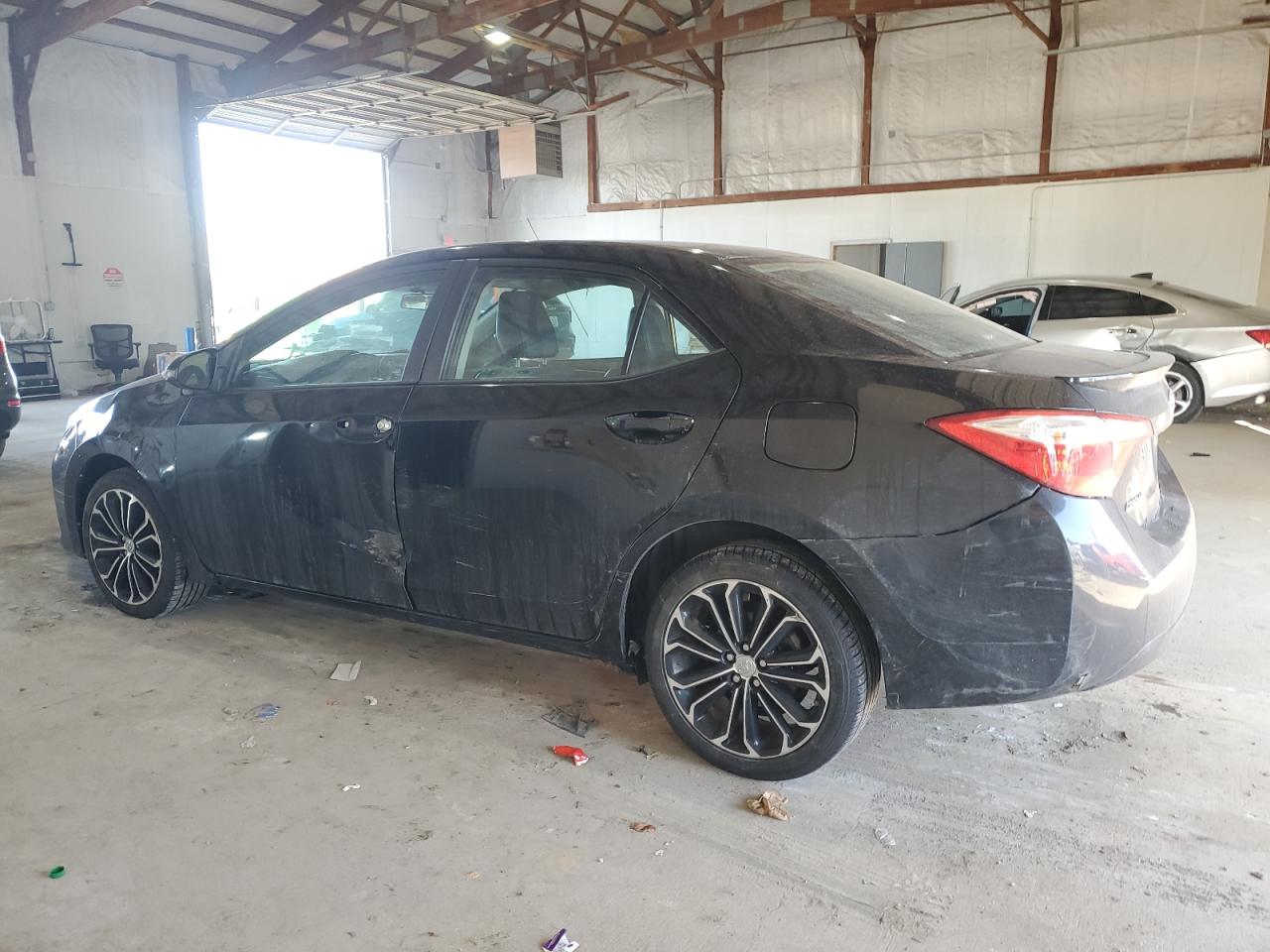 2014 Toyota Corolla VIN 2T1BURHE0EC019159 Copart auction photo, side damage thumbnail 2