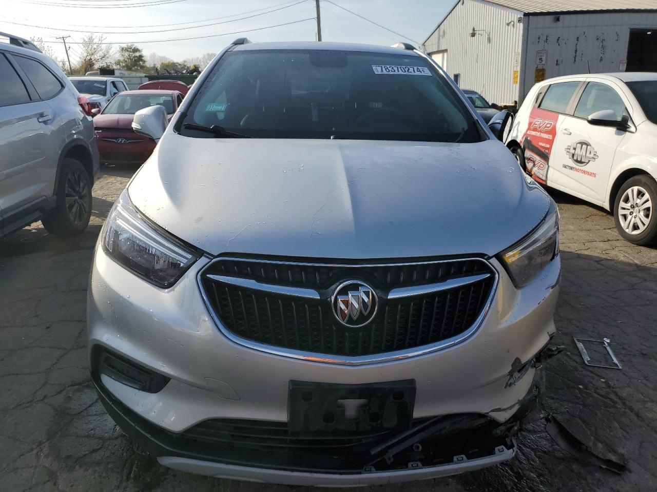 2017 Buick Encore VIN KL4CJASB2HB255693 Copart auction photo, front end / side damage thumbnail 5
