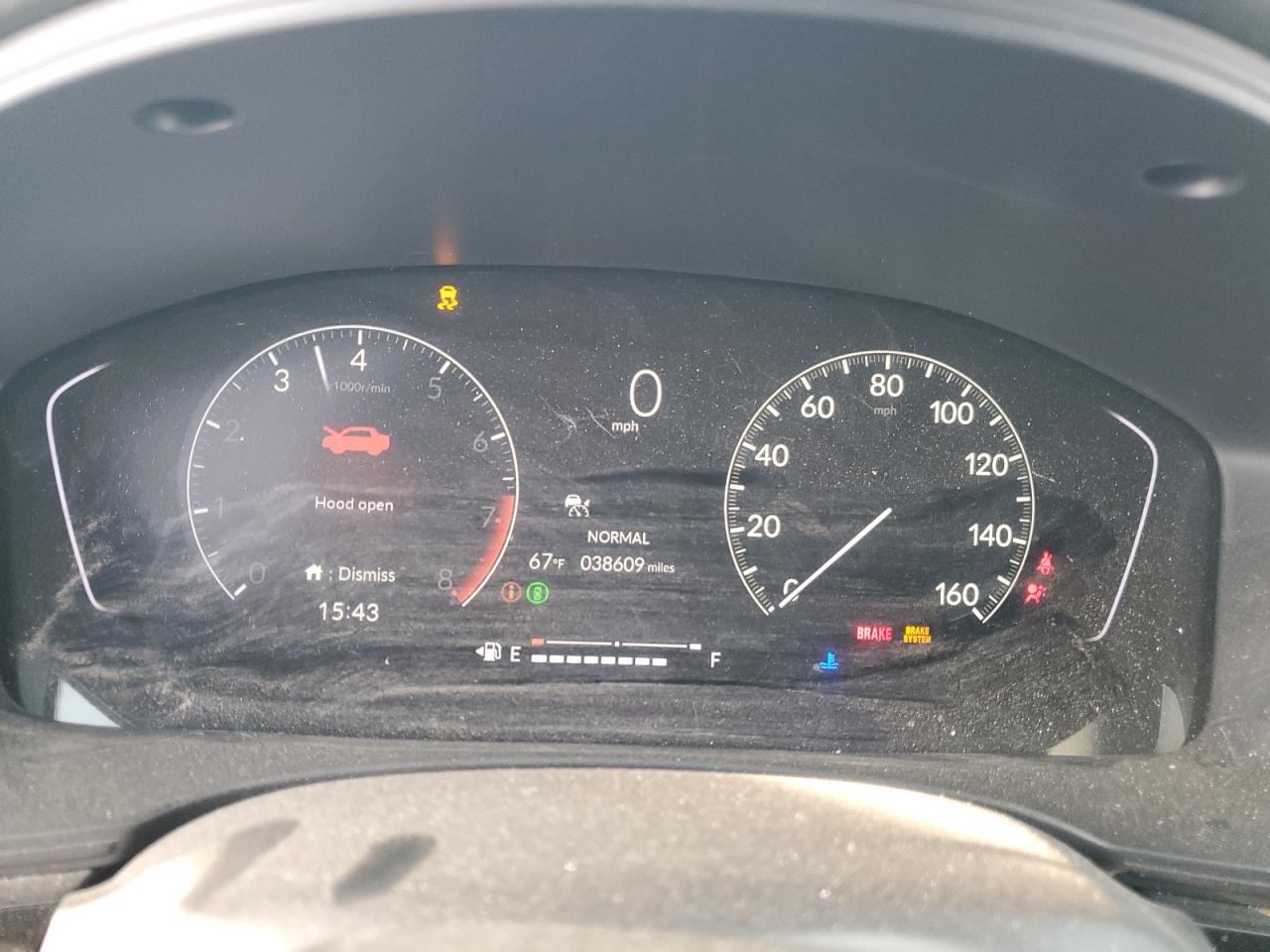 2022 Honda Civic VIN 2HGFE2F5XNH608803 Copart auction photo, all over damage thumbnail 9