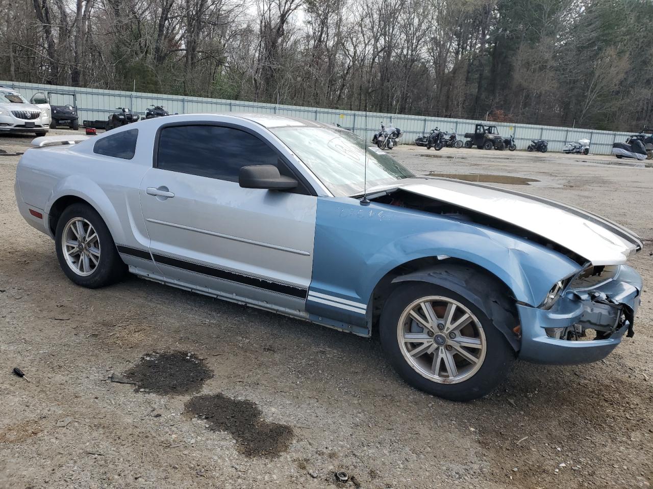 2007 Ford Mustang VIN 1ZVFT80N775294700 Copart auction photo, all over damage thumbnail 4