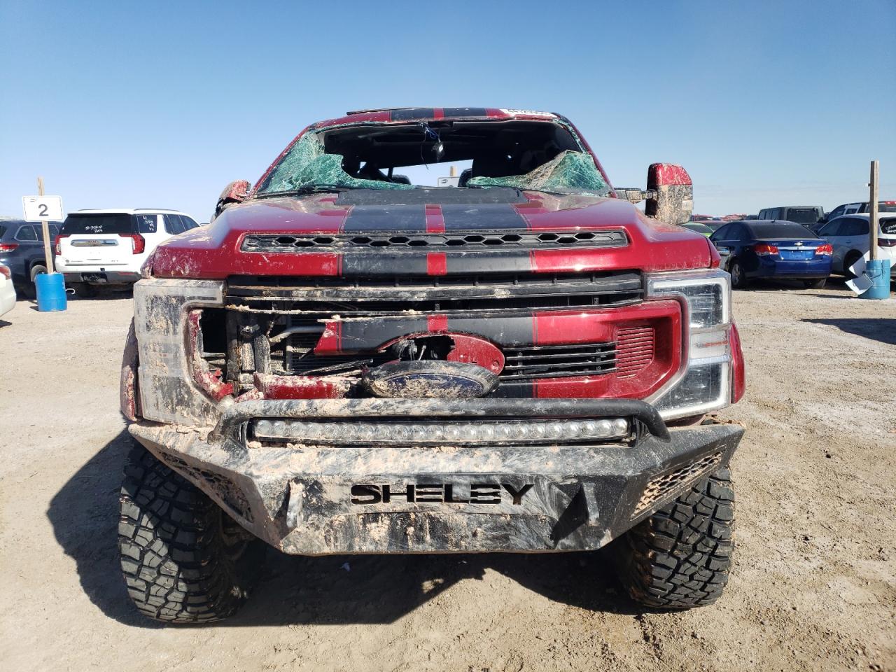 2021 Ford F250 VIN 1FT8W2BT6MED24695 Copart auction photo, all over / rollover damage thumbnail 5