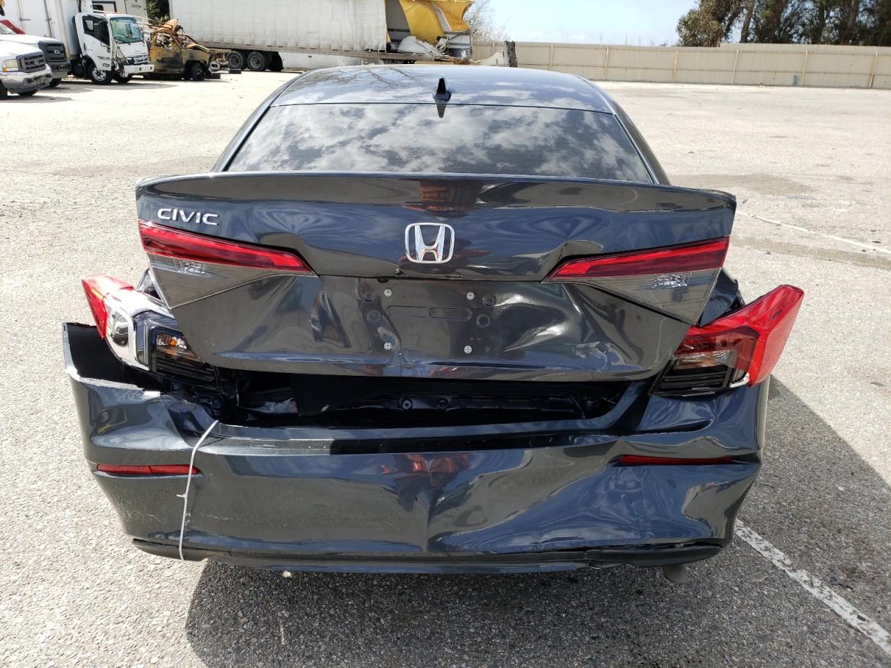 2024 Honda Civic VIN 2HGFE2F27RH562150 Copart auction photo, rear end damage thumbnail 6