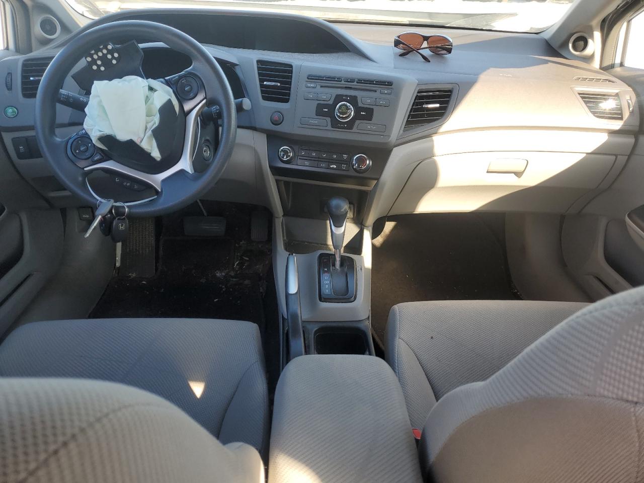 2012 Honda Civic VIN 2HGFB2F84CH596891 Copart auction photo, front end damage thumbnail 10