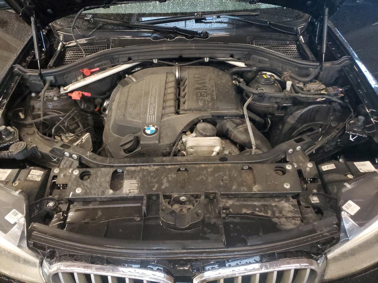 2017 BMW X3 VIN 5UXWX7C51H0S19646 Copart auction photo, side damage thumbnail 13