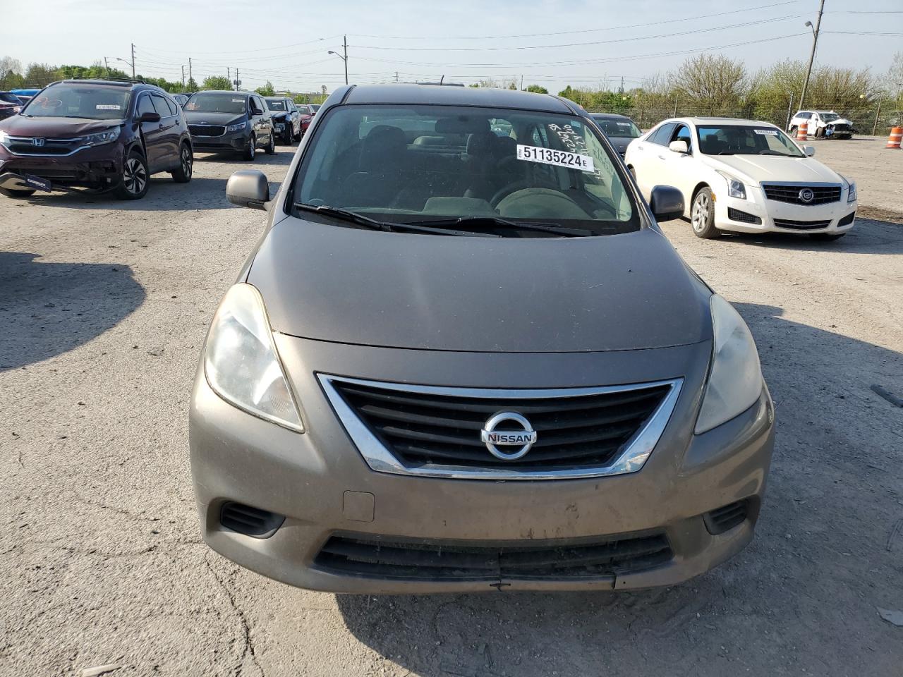 2012 Nissan Versa VIN 3N1CN7AP0CL942367 Copart auction photo, rear end / minor dent/scratches damage thumbnail 5