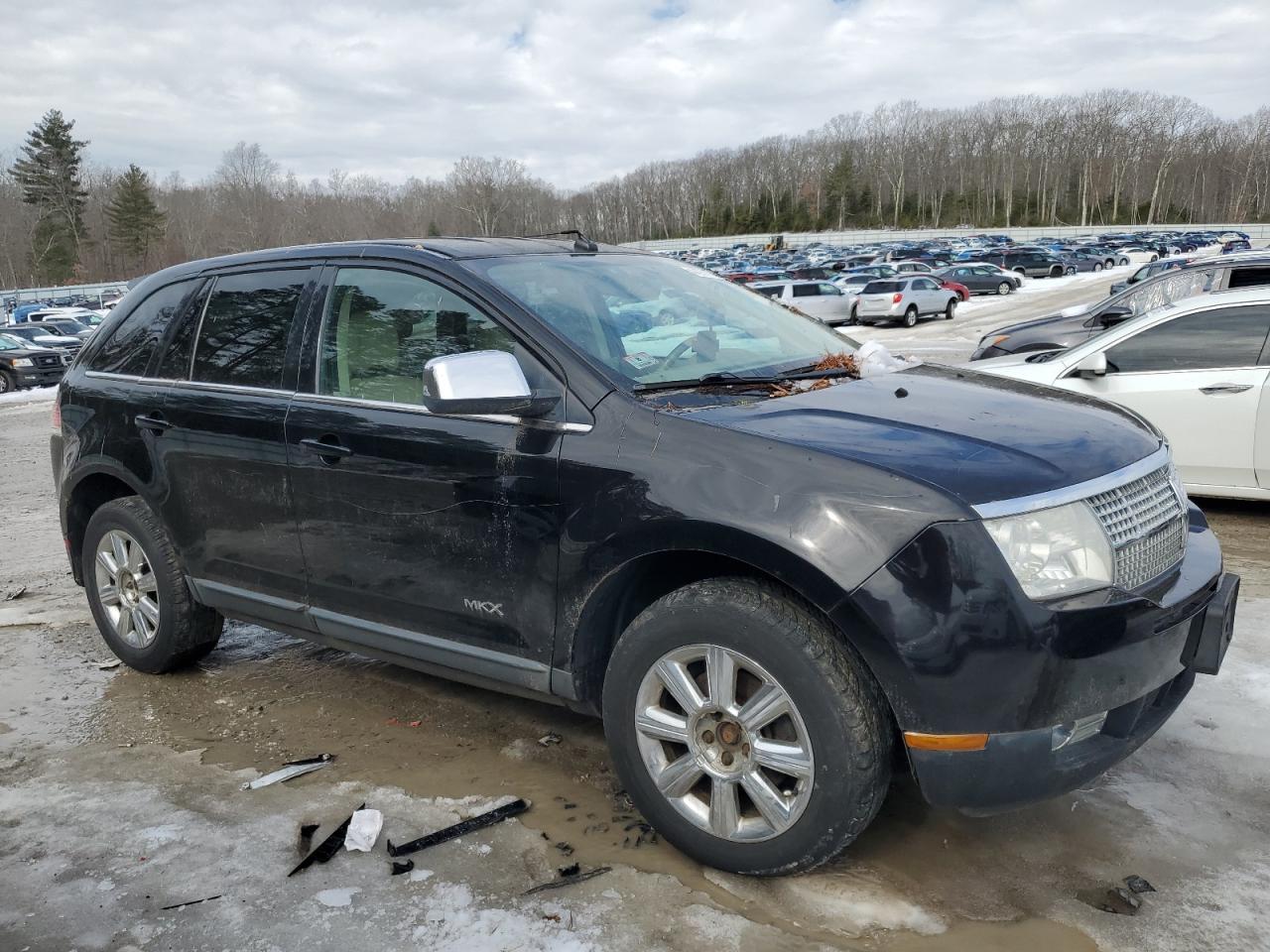 2007 Lincoln MKX VIN 2LMDU88C77BJ19868 Copart auction photo, vandalism damage thumbnail 4