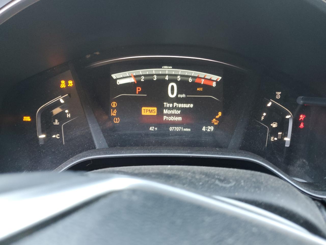 2017 Honda CR-V VIN 2HKRW2H88HH648924 Copart auction photo, front end / side damage thumbnail 9