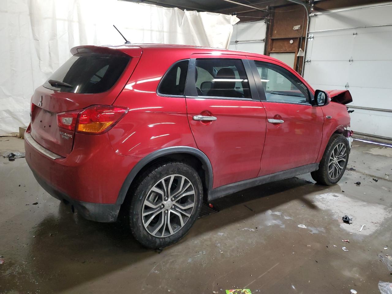 2016 Mitsubishi Outlander VIN JA4AP3AU6GZ023950 Copart auction photo, front end / side damage thumbnail 3