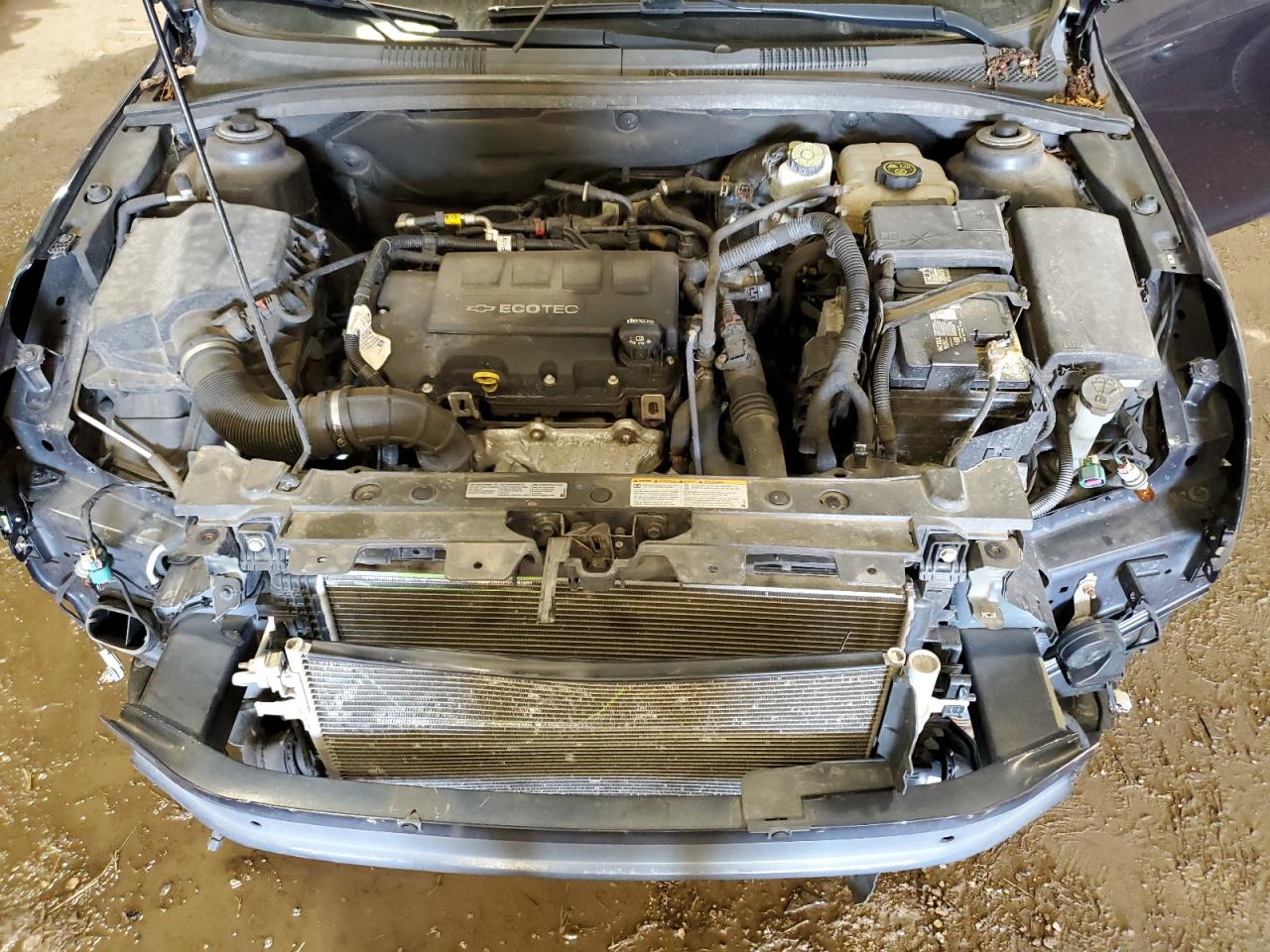 2016 Chevrolet Cruze VIN 1G1PE5SB5G7151826 Copart auction photo, front end / side damage thumbnail 11