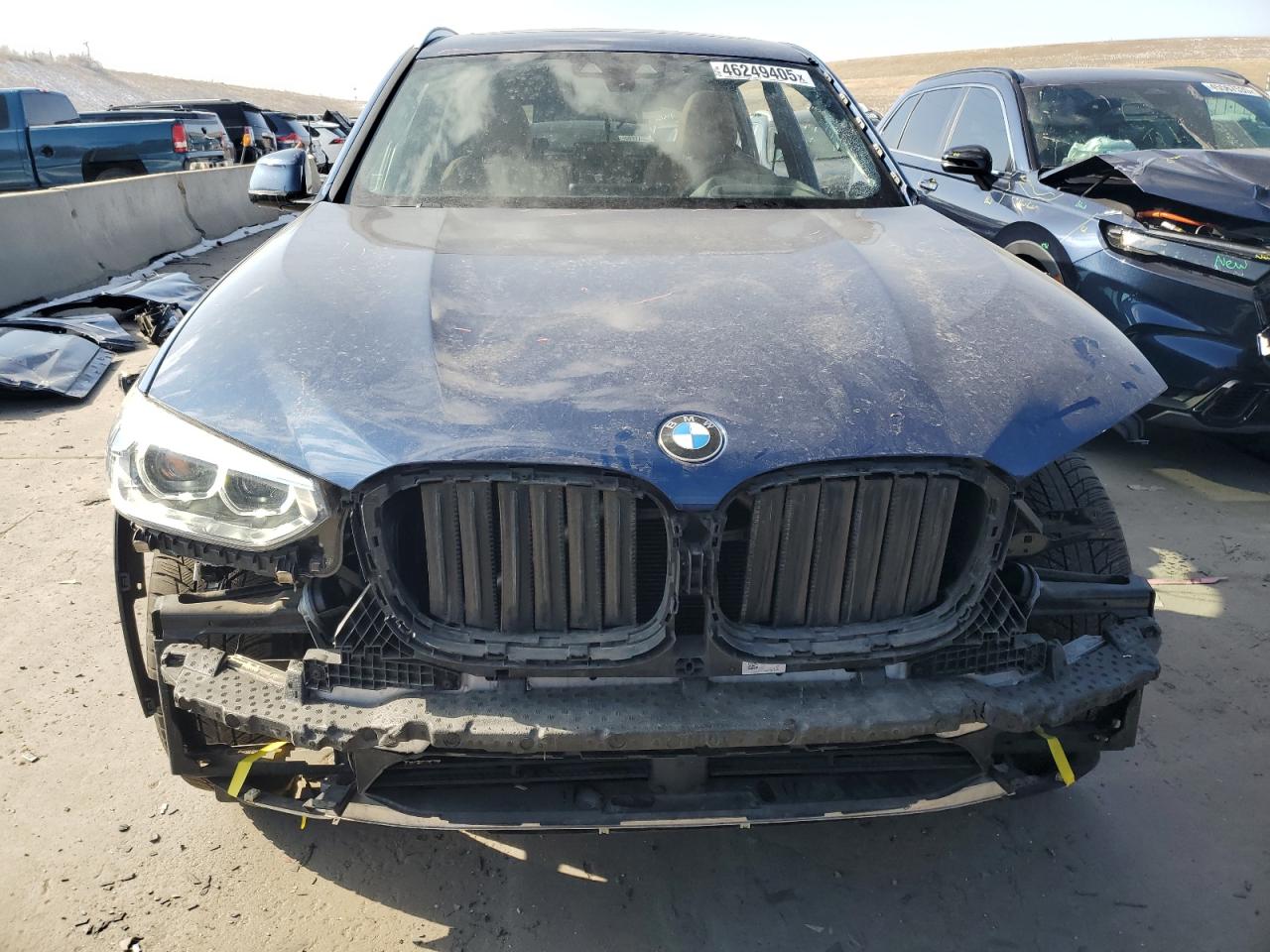 2021 BMW X3 VIN 5UXTY5C05M9F02228 Copart auction photo, side damage thumbnail 5