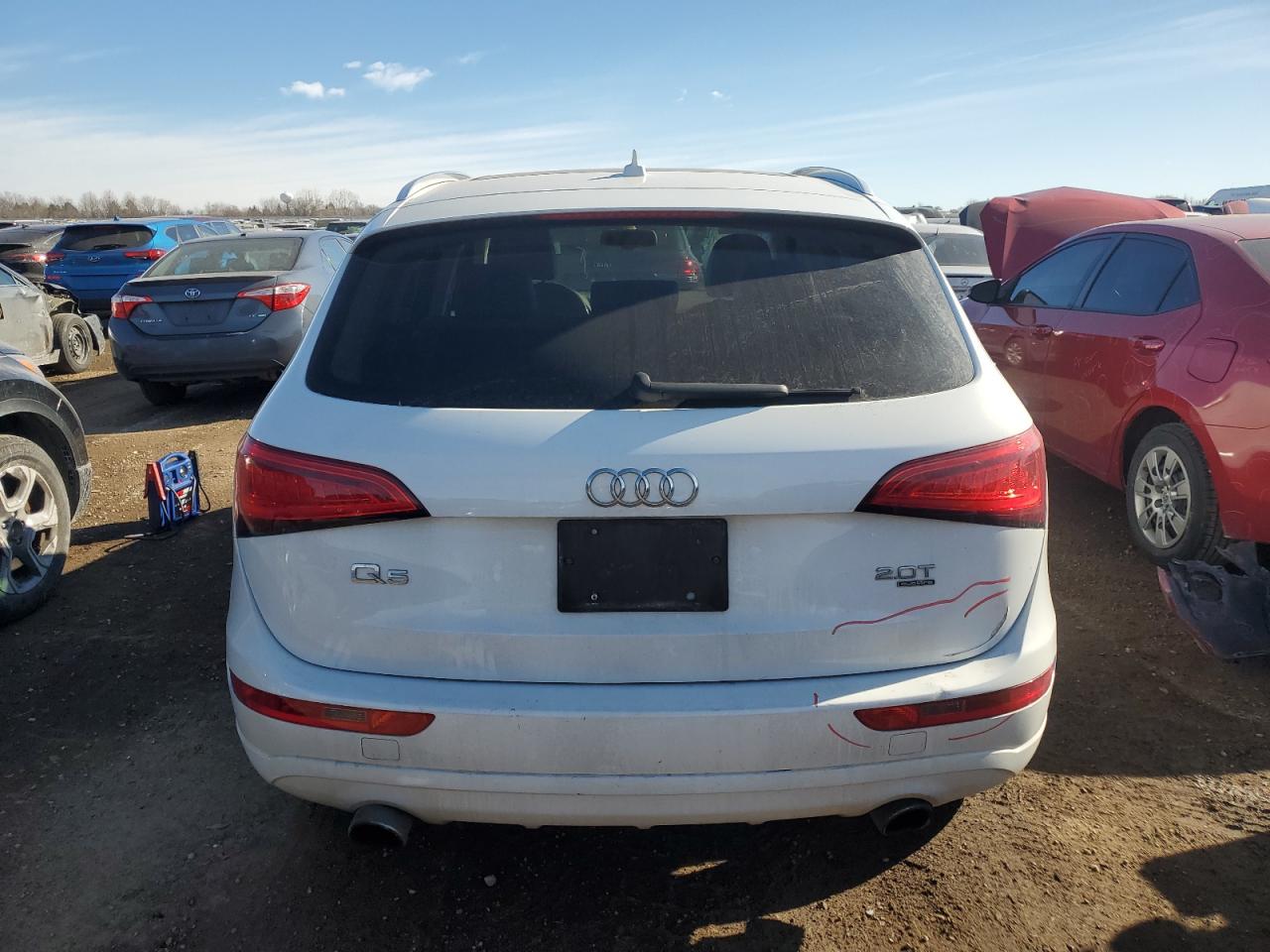2013 Audi Q5 VIN WA1LFAFP6DA094885 Copart auction photo, front end / minor dent/scratches damage thumbnail 6