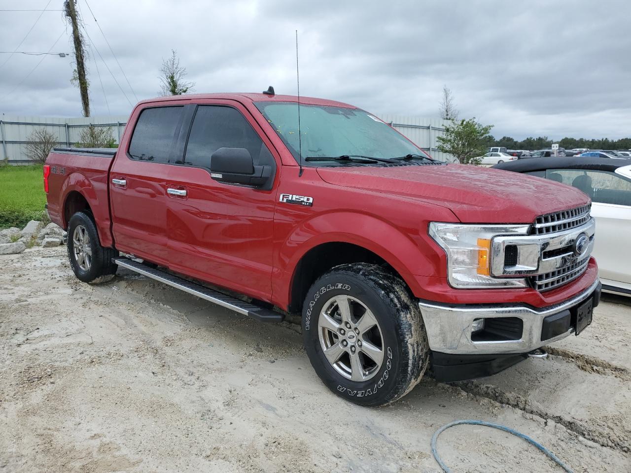 2020 Ford F-150 VIN 1FTEW1E49LFB07166 Copart auction photo, water/flood damage thumbnail 4