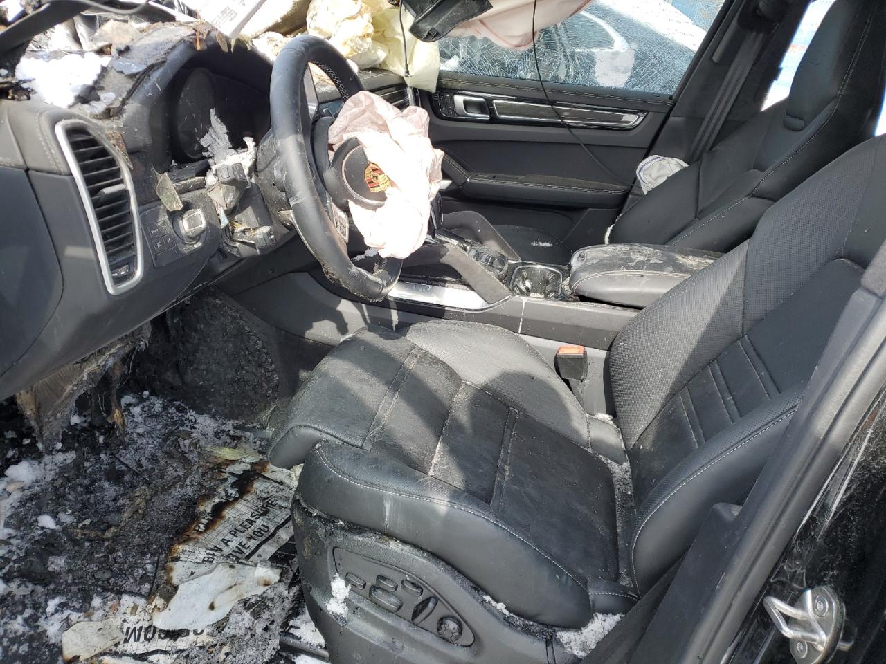 2023 Porsche Cayenne VIN WP1BH2AY8PDA37087 Copart auction photo, all over / burn damage thumbnail 7