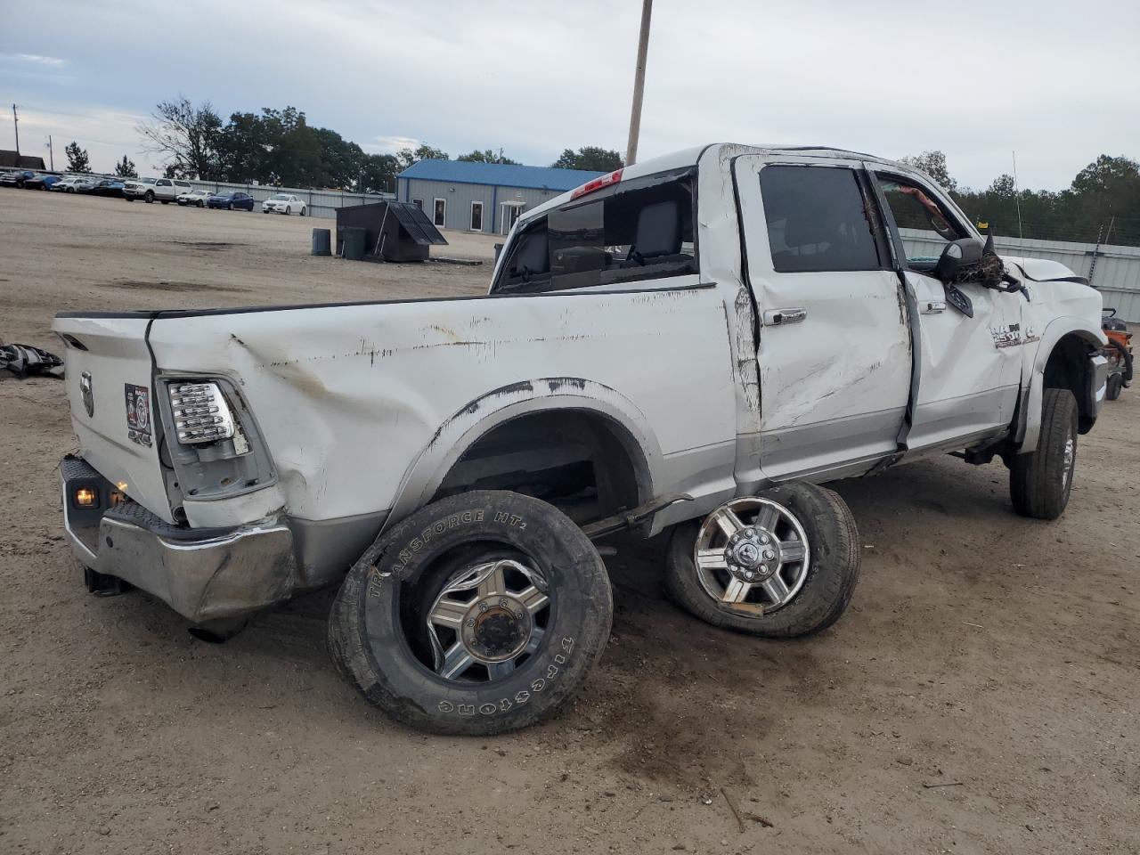 2013 RAM 2500 VIN 3C6UR5FL9DG607965 Copart auction photo, rollover damage thumbnail 3