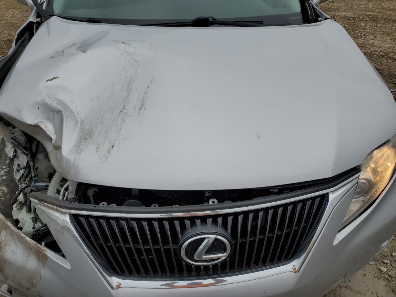 2010 Lexus RX VIN 2T2BK1BA8AC074168 Copart auction photo, front end / side damage thumbnail 12
