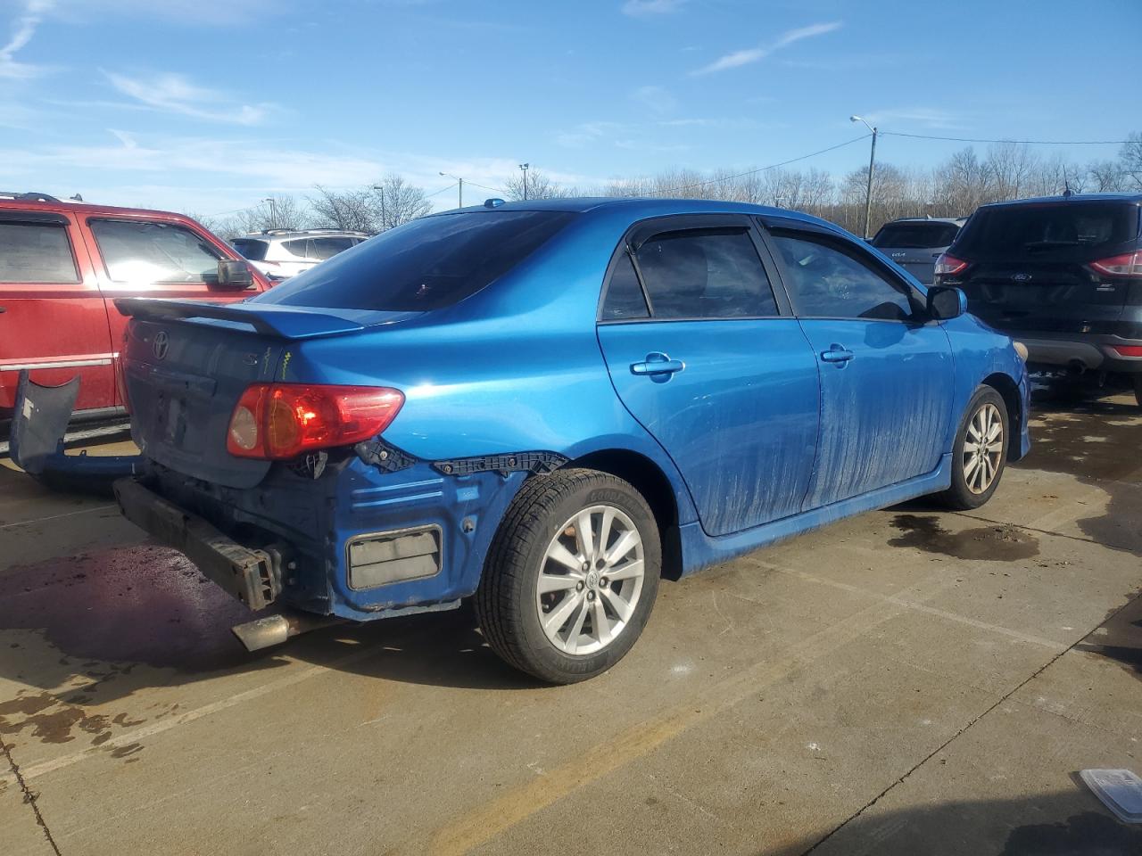 2010 Toyota Corolla VIN 2T1BU4EE3AC384260 Copart auction photo, rear end damage thumbnail 3