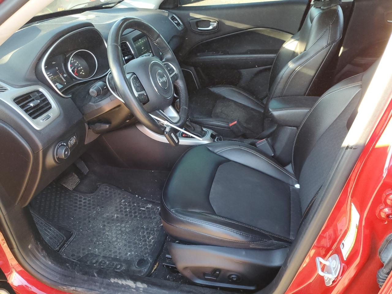 2018 Jeep Compass VIN 3C4NJDBB5JT345215 Copart auction photo, front end / minor dent/scratches damage thumbnail 7