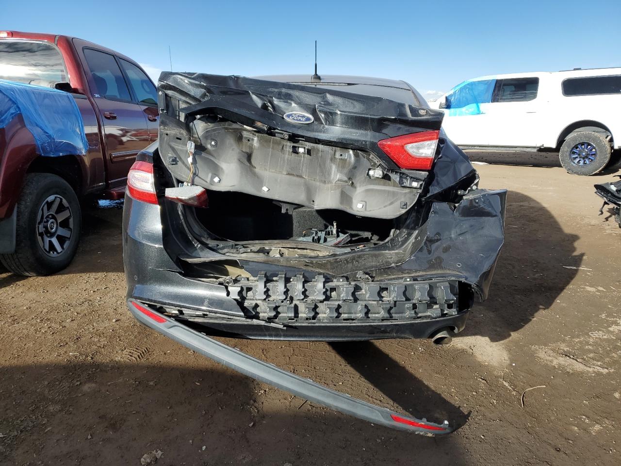 2013 Ford Fusion VIN 3FA6P0LU8DR149031 Copart auction photo, rear end damage thumbnail 6