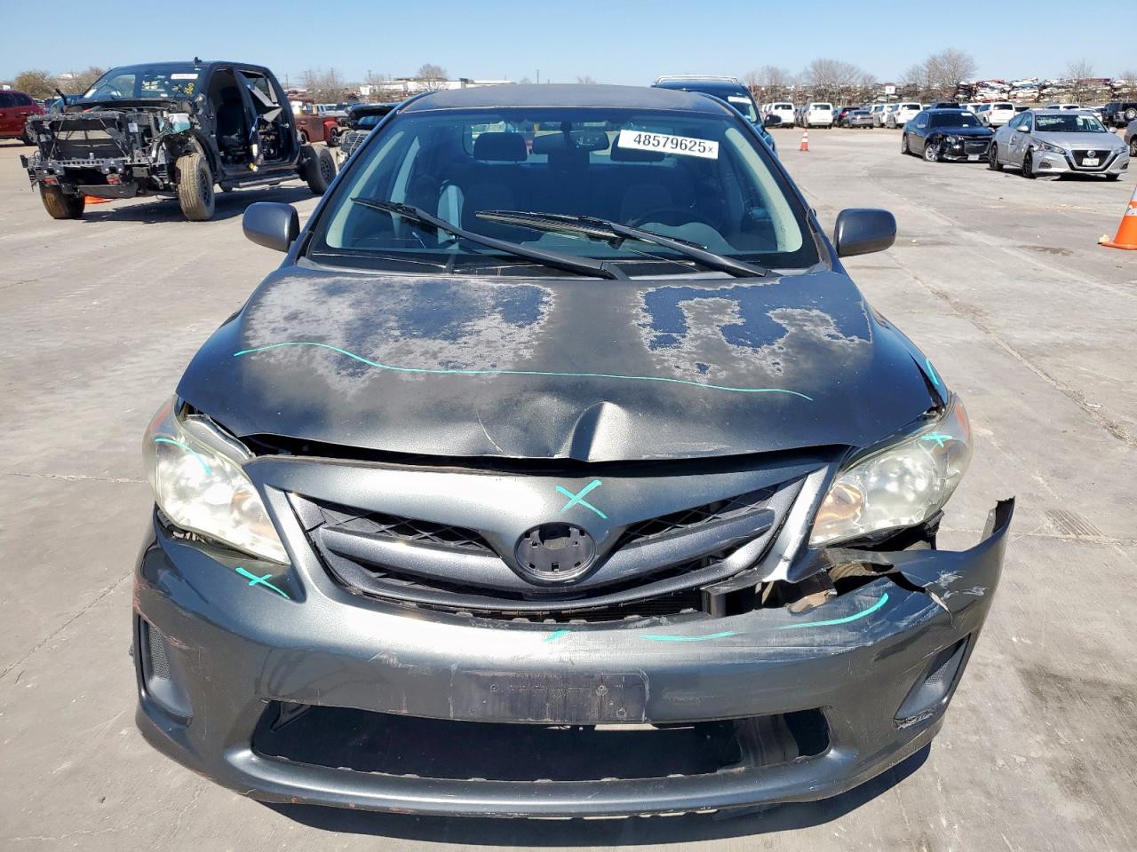 2012 Toyota Corolla VIN 5YFBU4EE8CP071837 Copart auction photo, front end damage thumbnail 5