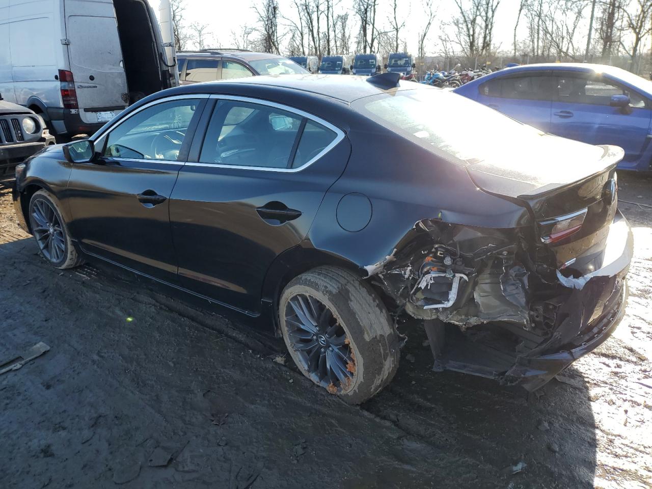 2019 Acura ILX VIN 19UDE2F88KA004663 Copart auction photo, rear end damage thumbnail 2