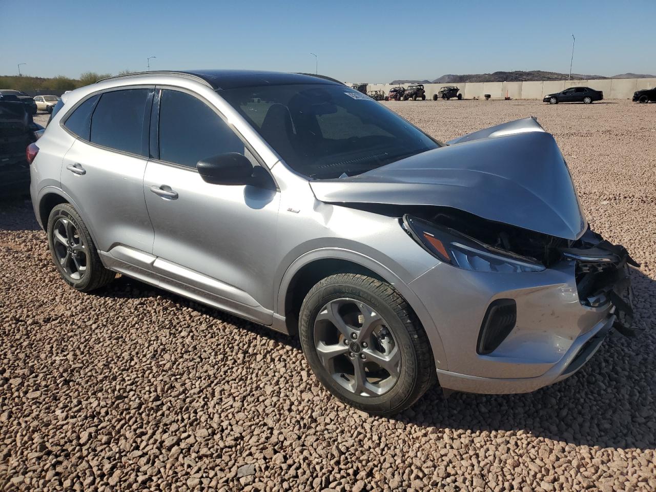 2023 Ford Escape VIN 1FMCU9MN3PUB10504 Copart auction photo, front end damage thumbnail 4