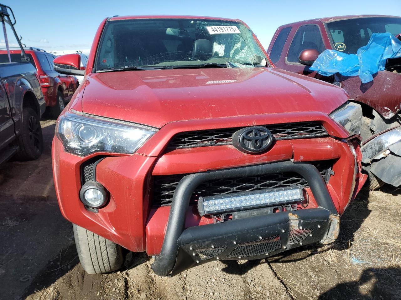 2014 Toyota 4Runner VIN JTEBU5JR6E5184177 Copart auction photo, side damage thumbnail 5