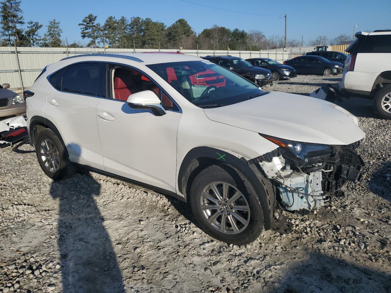 2019 Lexus NX VIN JTJYARBZ0K2142739 Copart auction photo, all over damage thumbnail 4