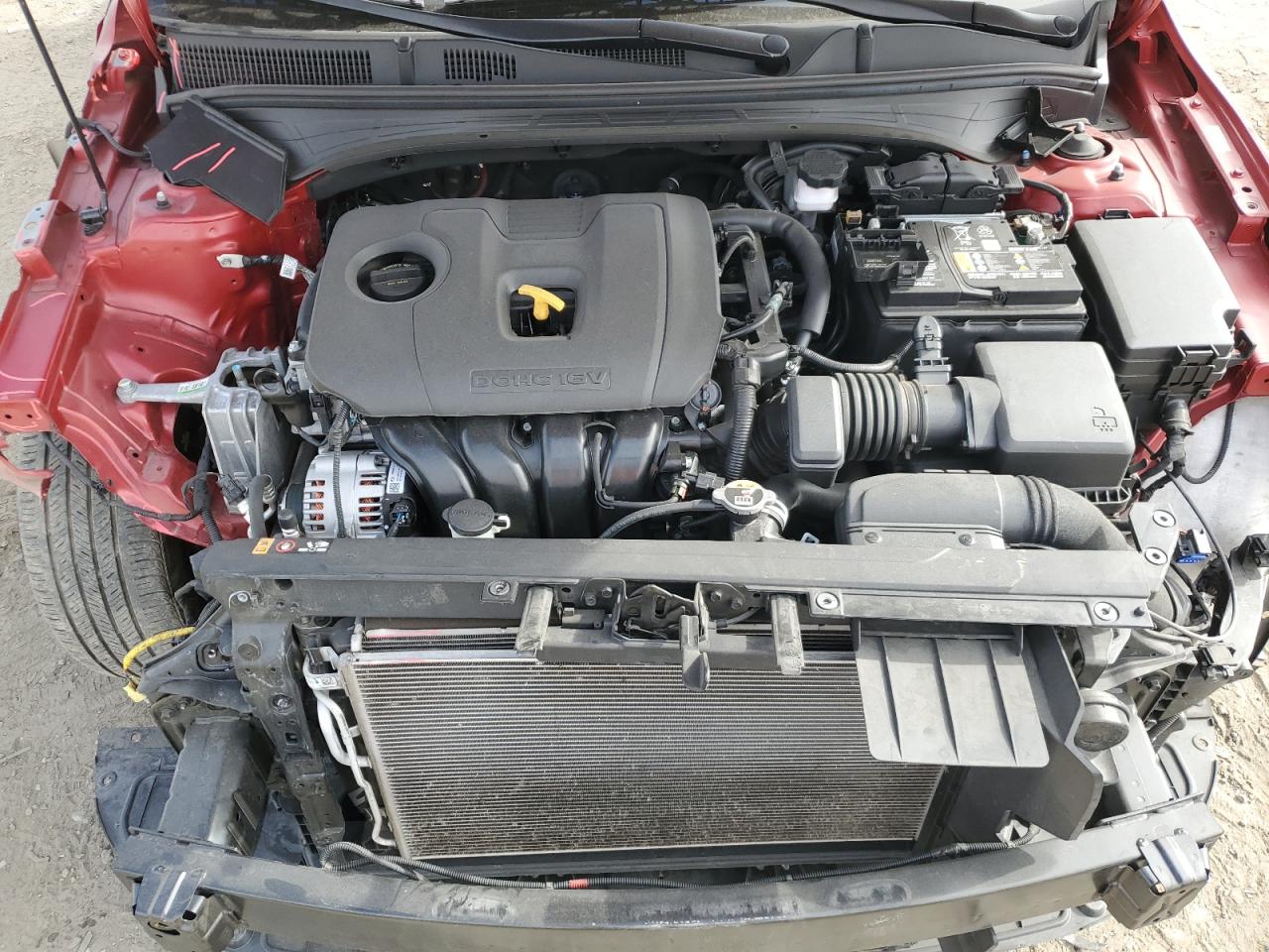 2022 KIA Forte VIN 3KPF24AD0NE436925 Copart auction photo, front end damage thumbnail 12