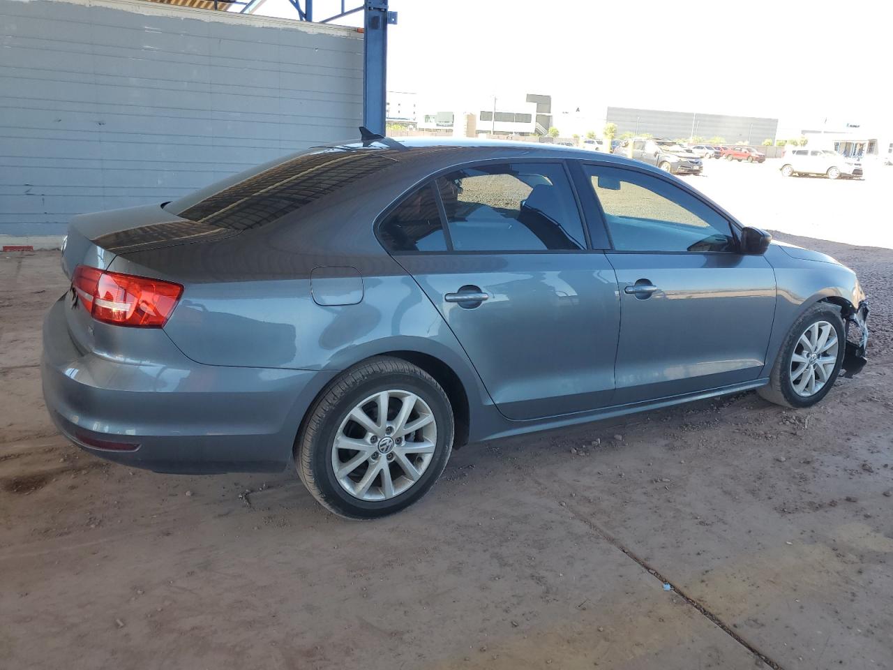 2015 Volkswagen Jetta VIN 3VWLA7AJ5FM282018 Copart auction photo, front end damage thumbnail 3