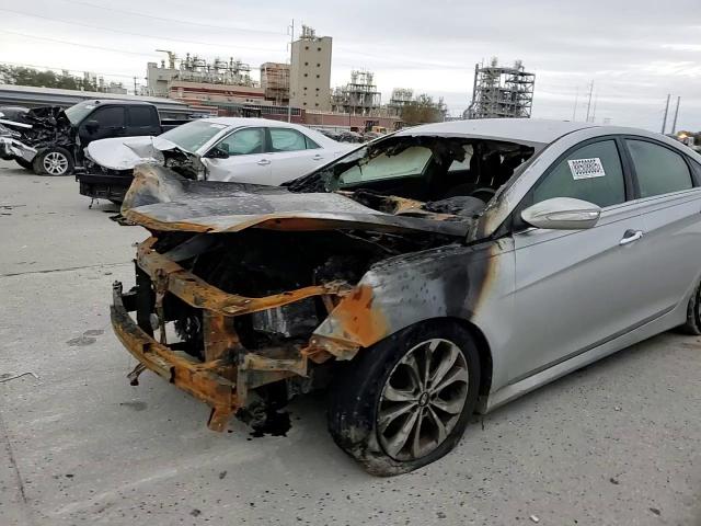 2014 Hyundai Sonata VIN 5NPEC4AC6EH922490 Copart auction photo, burn damage thumbnail 11