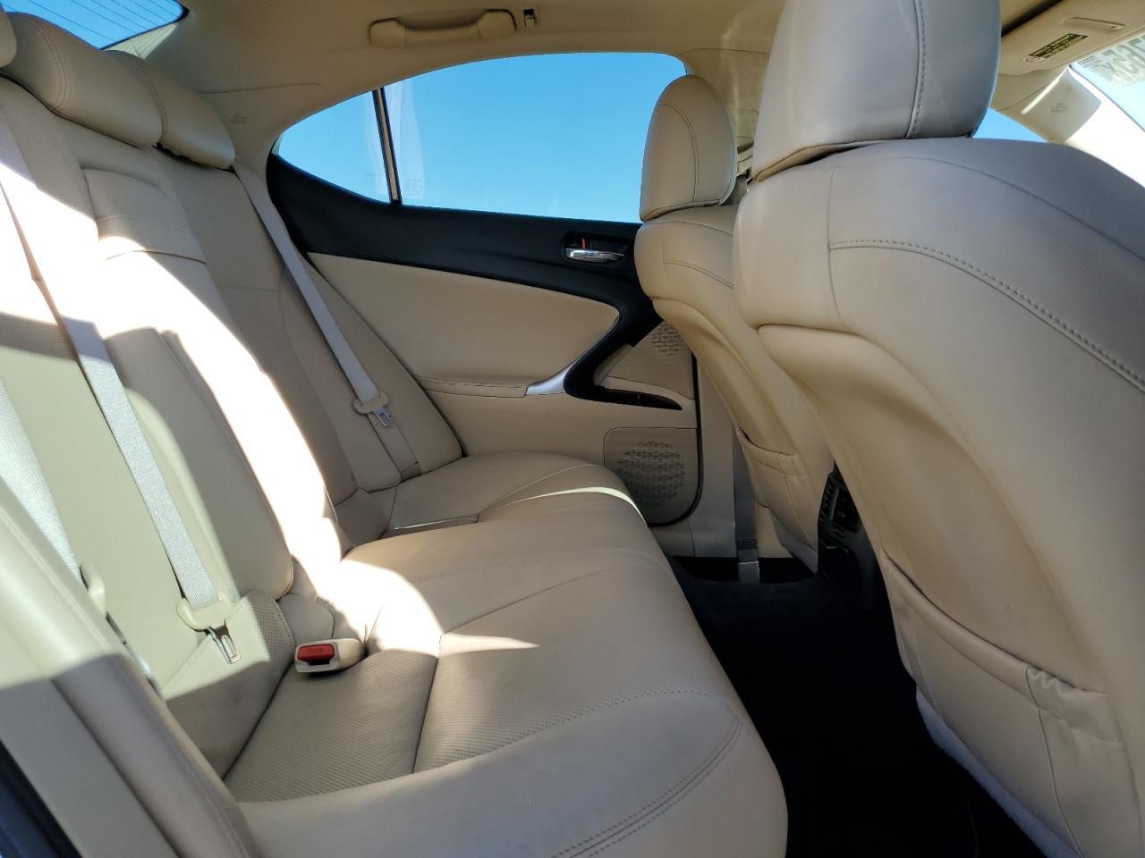 2008 Lexus IS VIN JTHBE262X82013674 Copart auction photo, rear end damage thumbnail 10