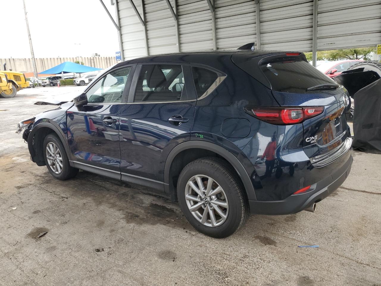2023 Mazda CX-5 VIN JM3KFBCM4P0186466 Copart auction photo, front end / side damage thumbnail 2