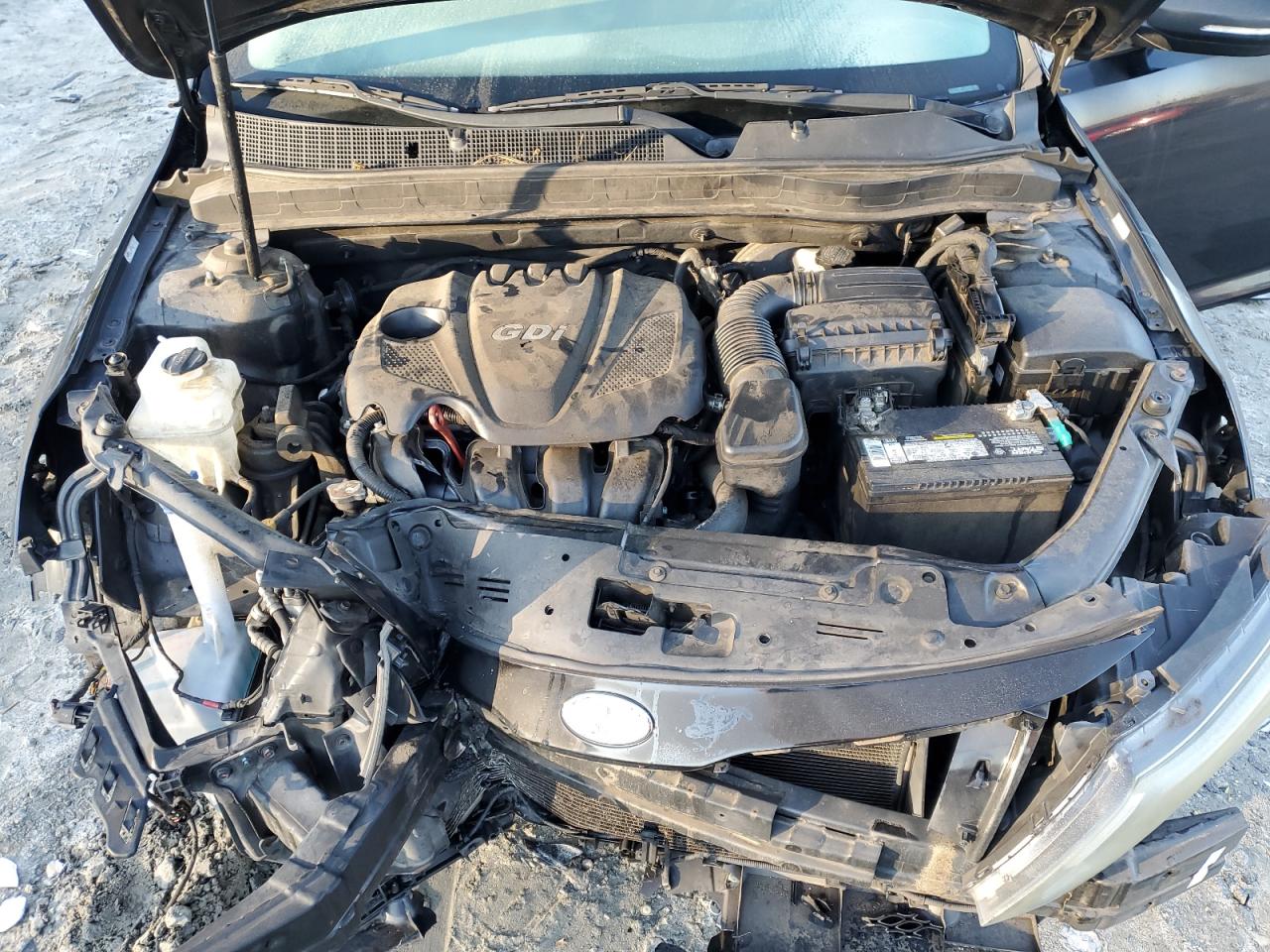 2014 KIA Optima VIN 5XXGM4A7XEG262281 Copart auction photo, front end damage thumbnail 12