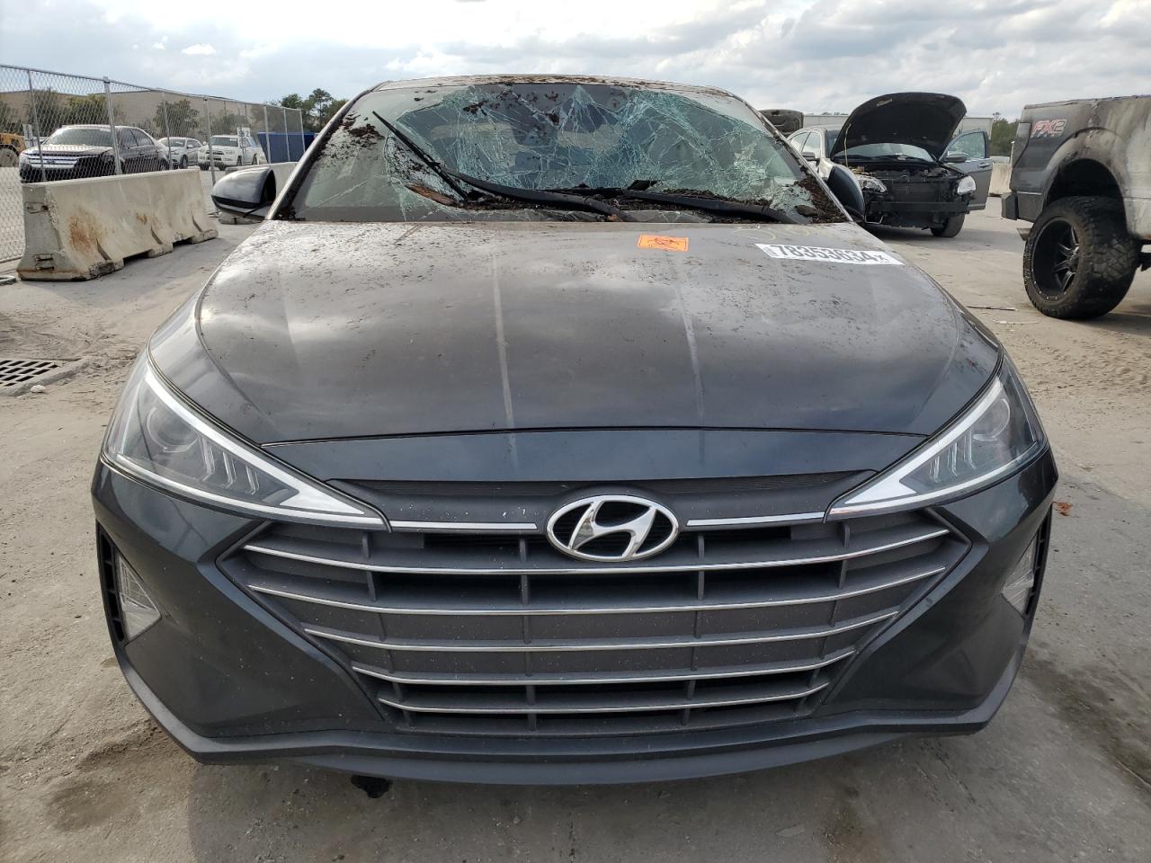 2020 Hyundai Elantra VIN 5NPD74LF2LH587085 Copart auction photo, top/roof damage thumbnail 5