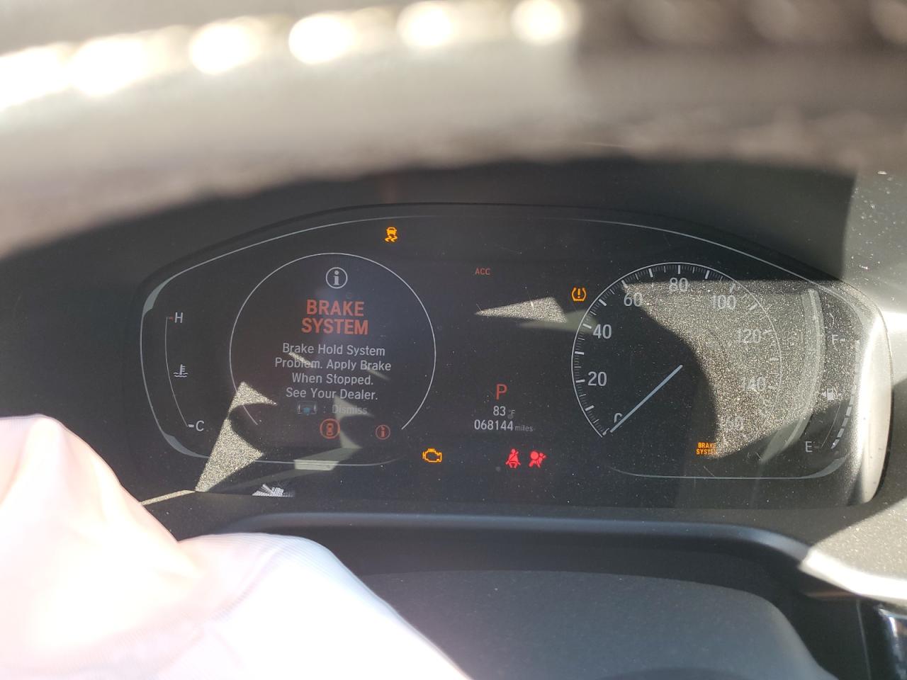 2019 Honda Accord VIN 1HGCV2F33KA022553 Copart auction photo, side / front end damage thumbnail 9
