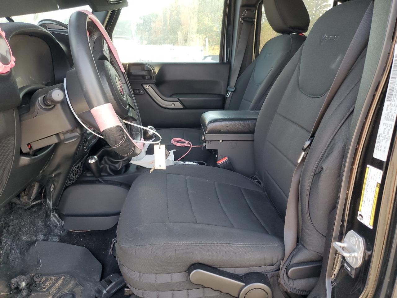 2016 Jeep Wrangler VIN 1C4HJWDG3GL203337 Copart auction photo, burn - engine / burn damage thumbnail 7