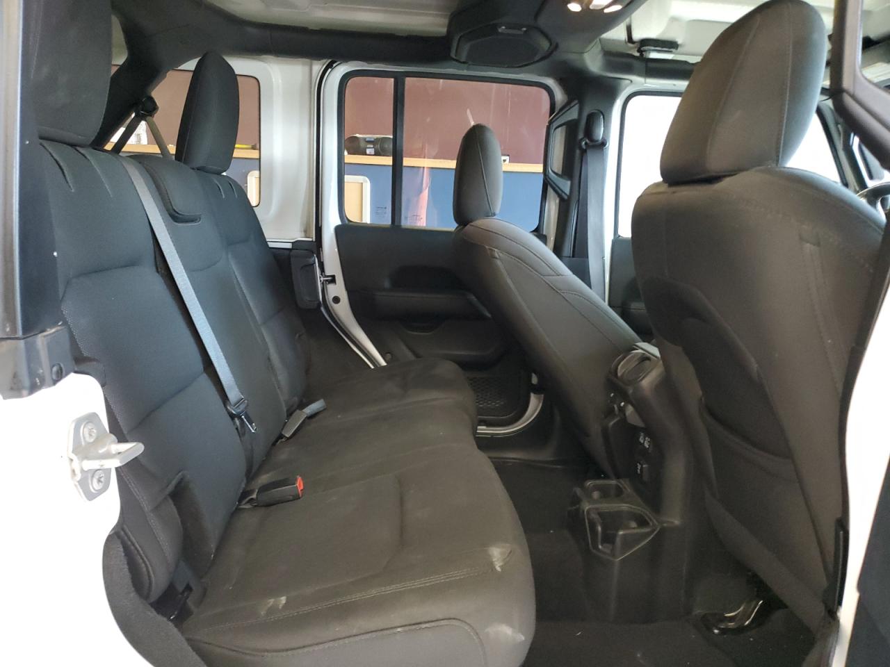 2019 Jeep Wrangler VIN 1C4HJXEN2KW596063 Copart auction photo, front end / side damage thumbnail 11