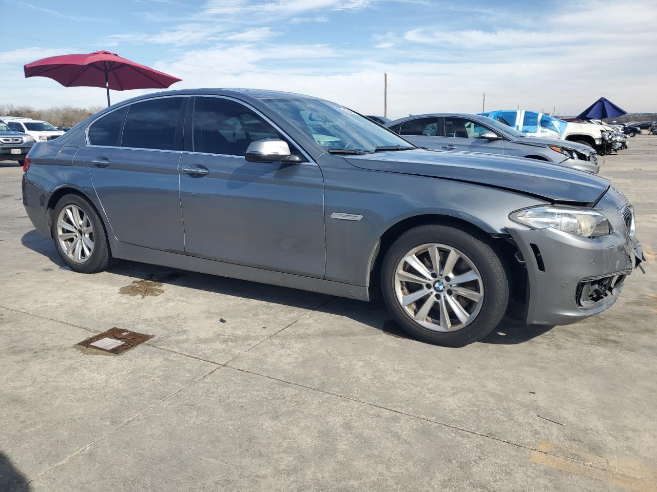 2014 BMW 5er VIN WBA5A5C58ED504753 Copart auction photo, front end damage thumbnail 4