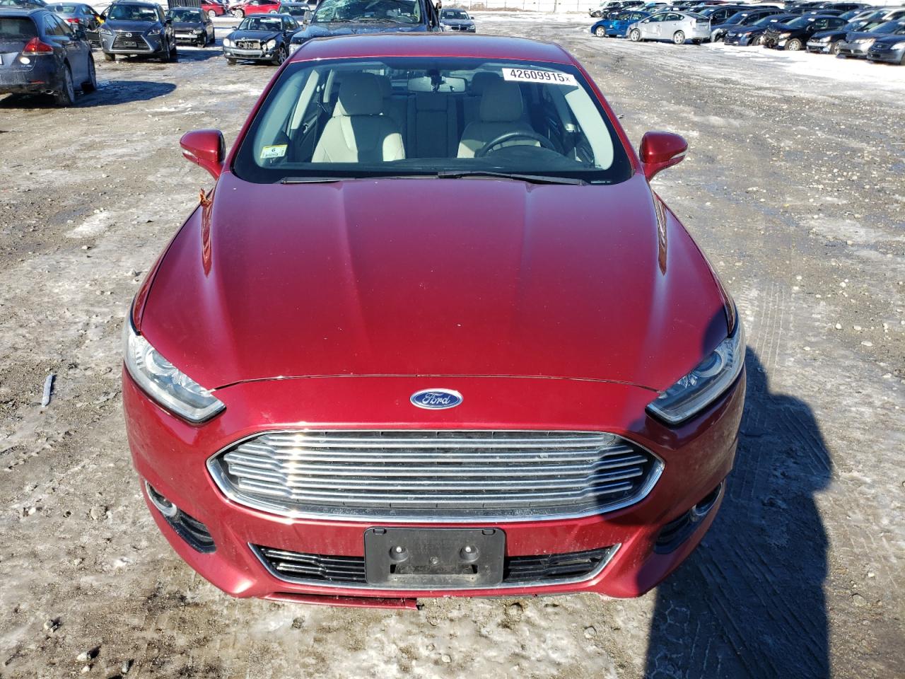 2016 Ford Fusion VIN 3FA6P0K93GR391808 Copart auction photo, front end / undercarriage damage thumbnail 5