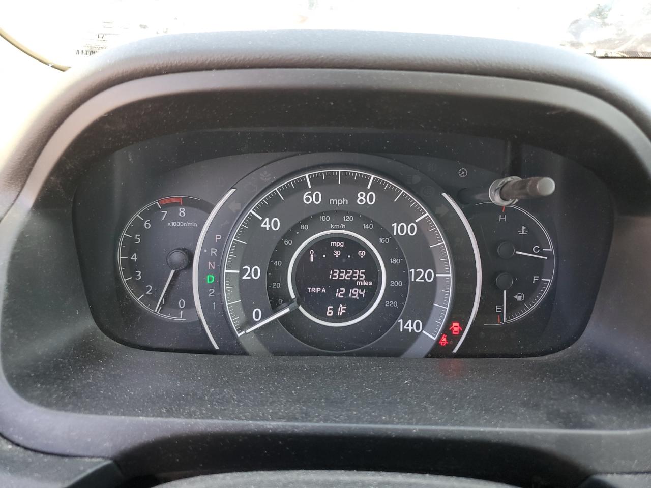 2014 Honda CR-V VIN 2HKRM4H30EH702671 Copart auction photo, side / front end damage thumbnail 9